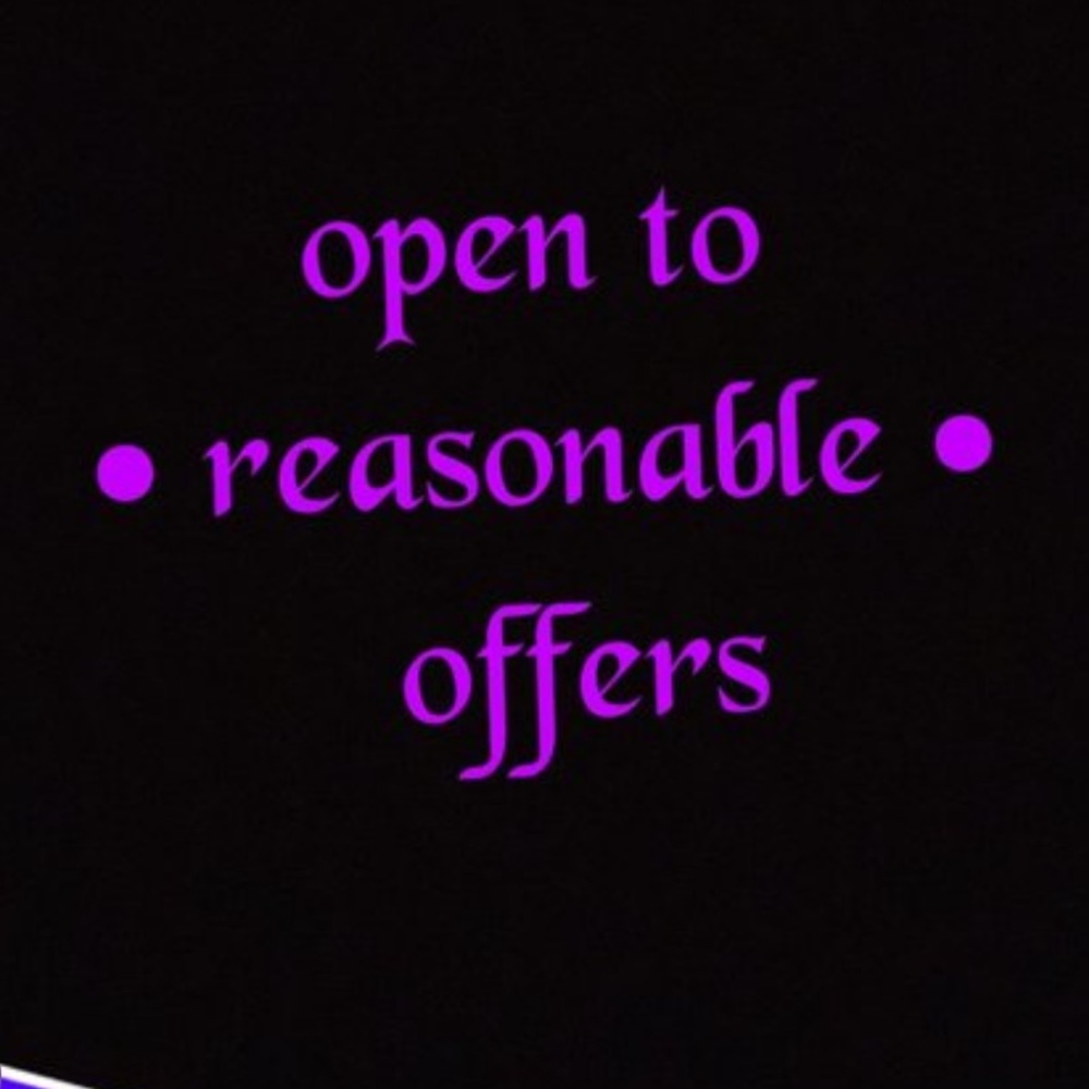 REASONABLE OFFERS WELCOME 🤗